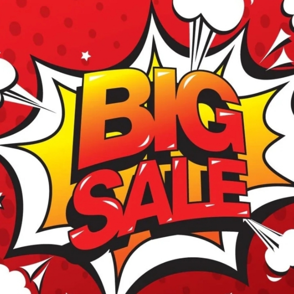Red and Yellow Big Sale Poster